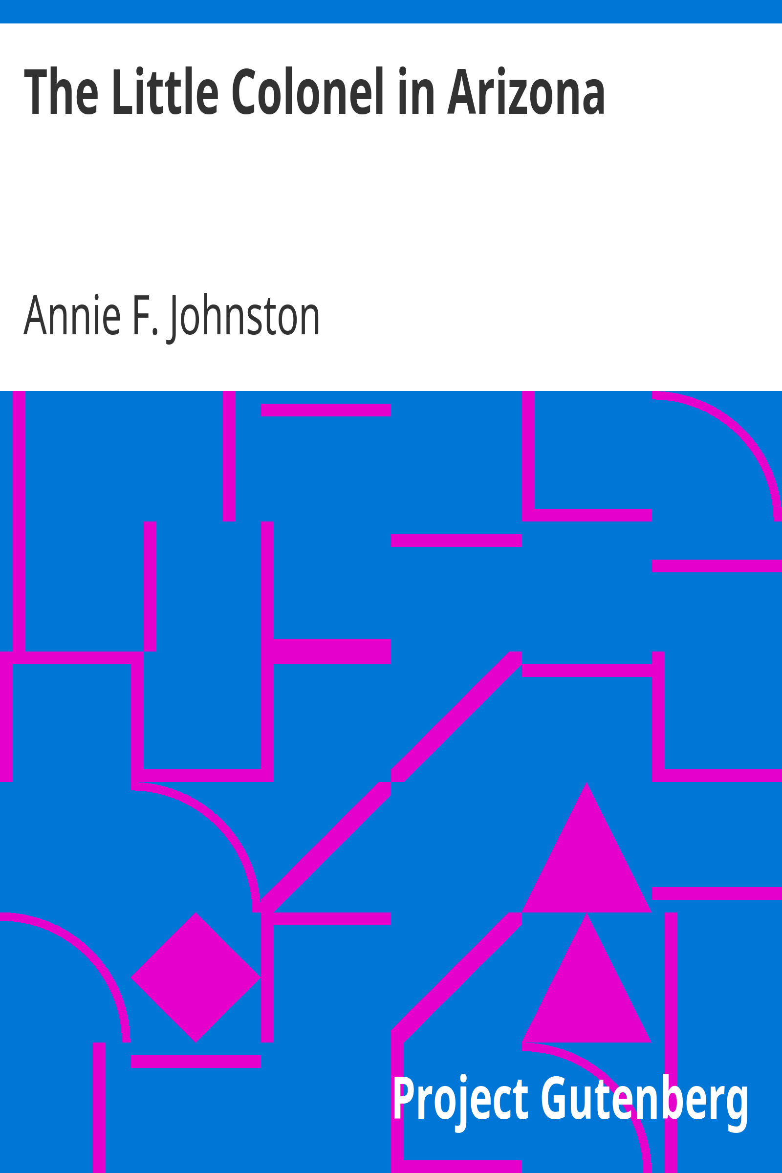 The Little Colonel in Arizona cover