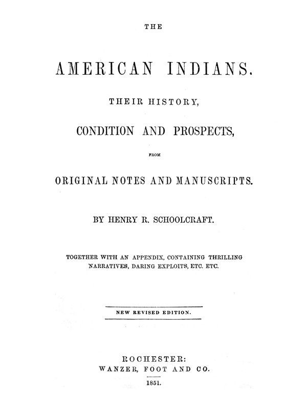 The American Indians / Their History, Condition and Prospects, from Original Notes and Manuscripts cover