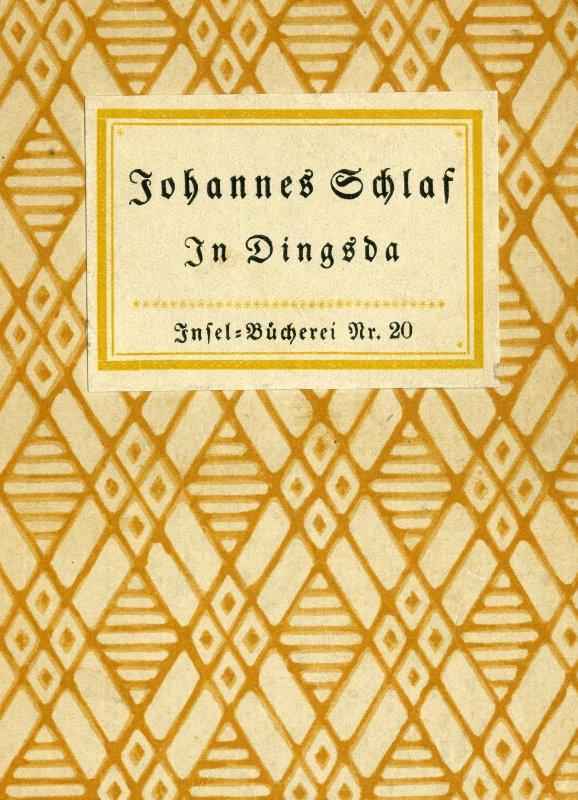 In Dingsda cover