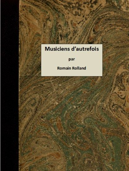 Musiciens d'autrefois cover