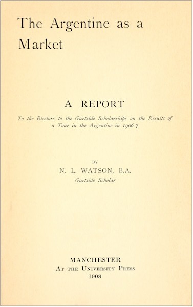 The Argentine as a Market cover
