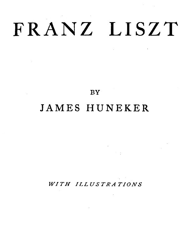Franz Liszt cover