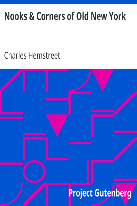 Nooks & Corners of Old New York cover