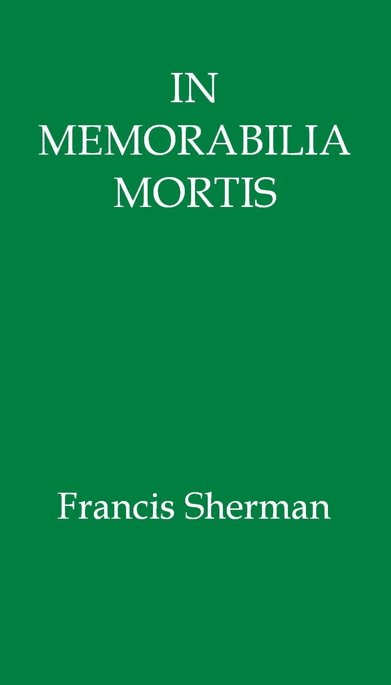 In Memorabilia Mortis cover