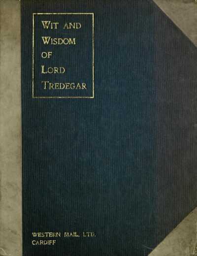 Wit and Wisdom of Lord Tredegar cover