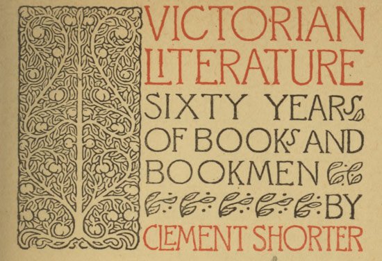 Victorian Literature: Sixty Years of Books and Bookmen cover