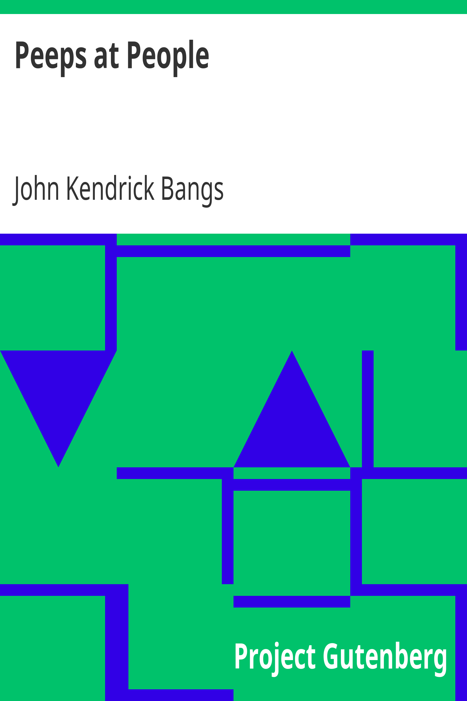 Peeps at People / Being Certain Papers from the Writings of Anne Warrington Witherup cover
