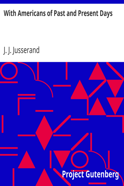 With Americans of Past and Present Days cover