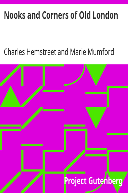 Nooks and Corners of Old London cover