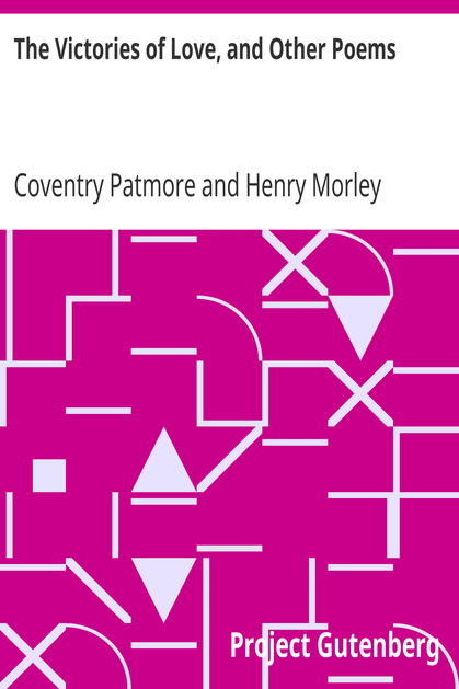 The Victories of Love, and Other Poems cover
