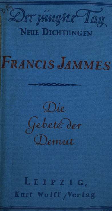 Die Gebete der Demut cover