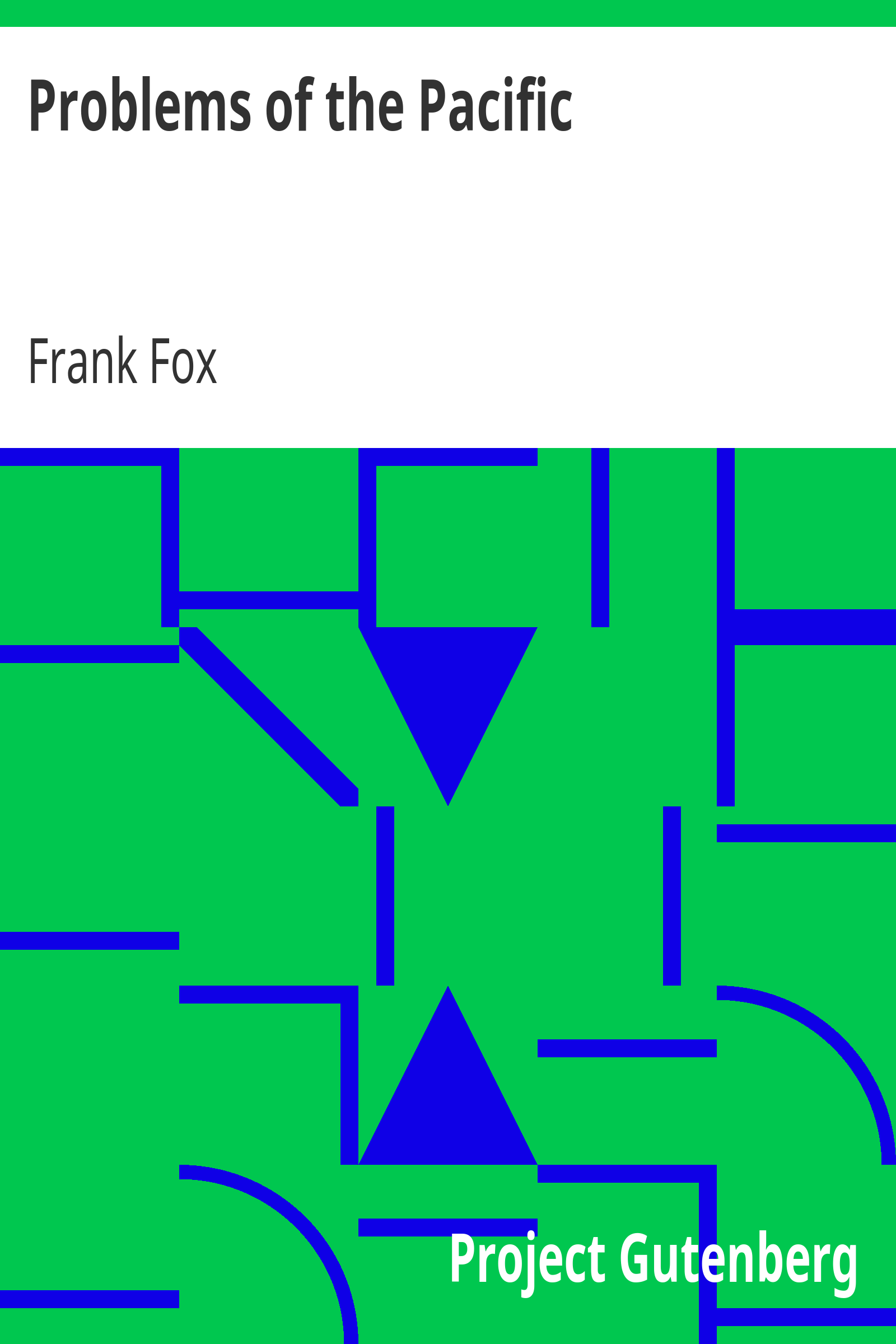Problems of the Pacific cover