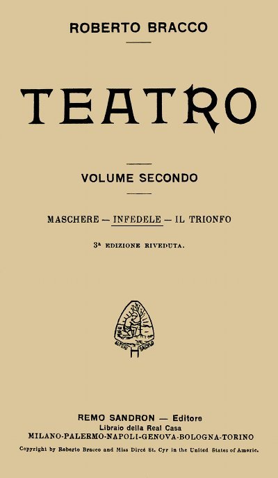 Infedele: Commedia in tre atti cover