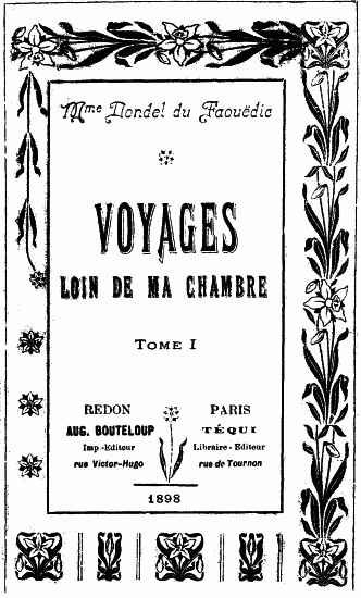 Voyages loin de ma chambre t.1 cover