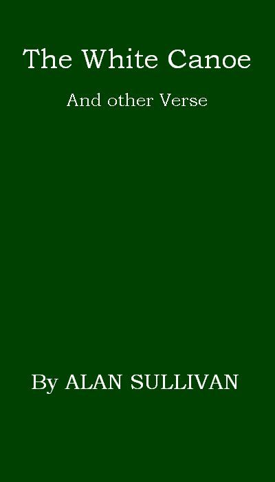 The White Canoe, and Other Verse cover
