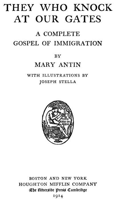 They Who Knock at Our Gates: A Complete Gospel of Immigration cover