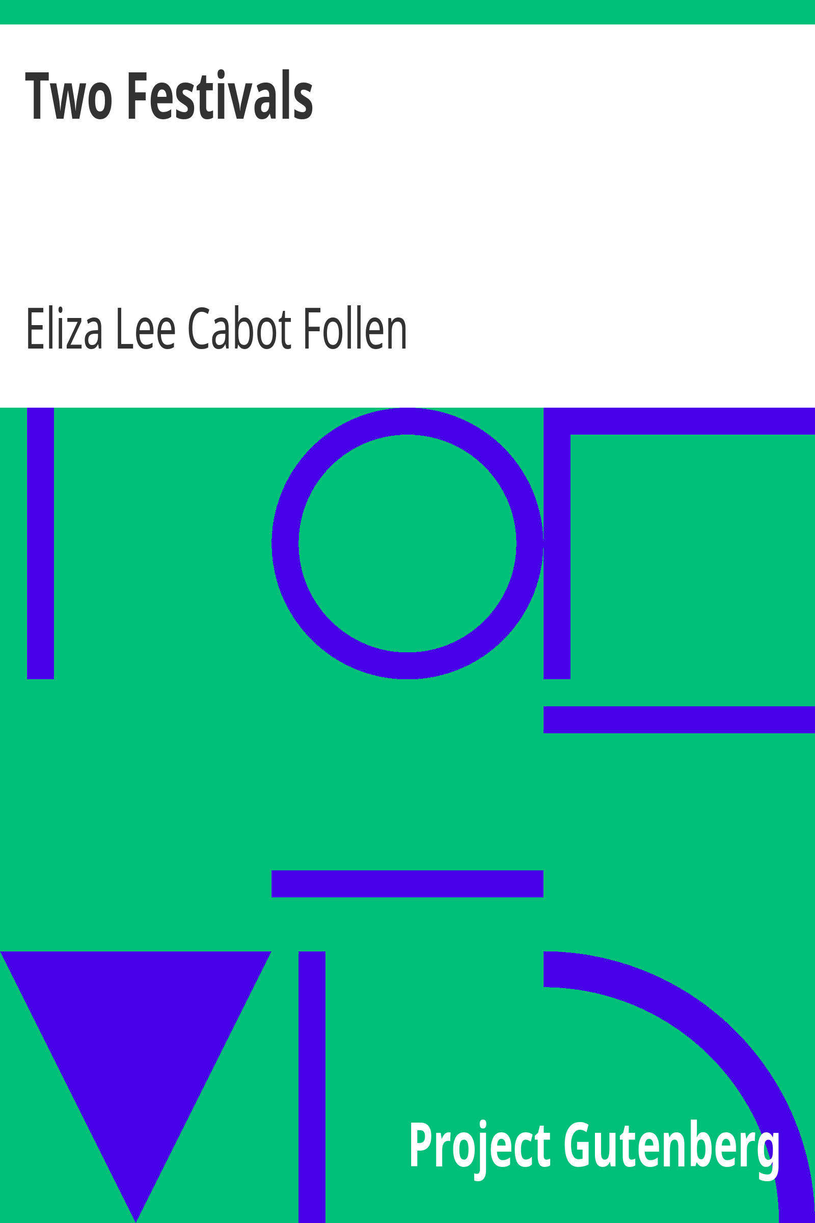 Two Festivals cover