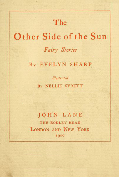 The Other Side of the Sun: Fairy Stories cover
