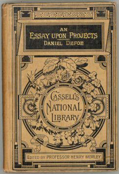 An Essay Upon Projects cover