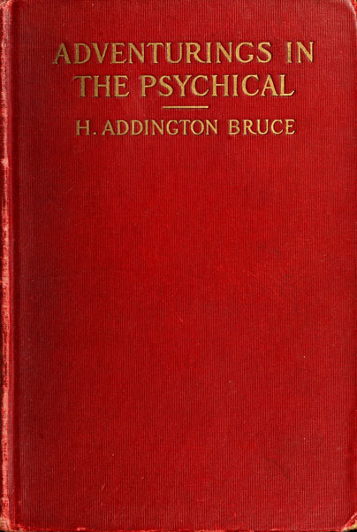 Adventurings in the Psychical cover