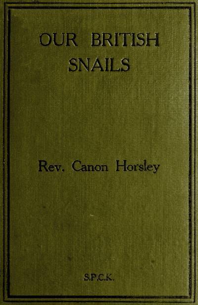 Our British Snails cover