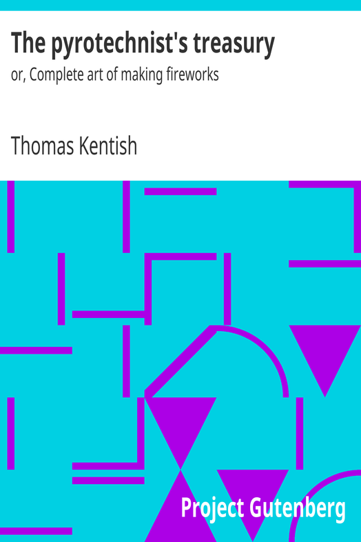The pyrotechnist's treasury cover