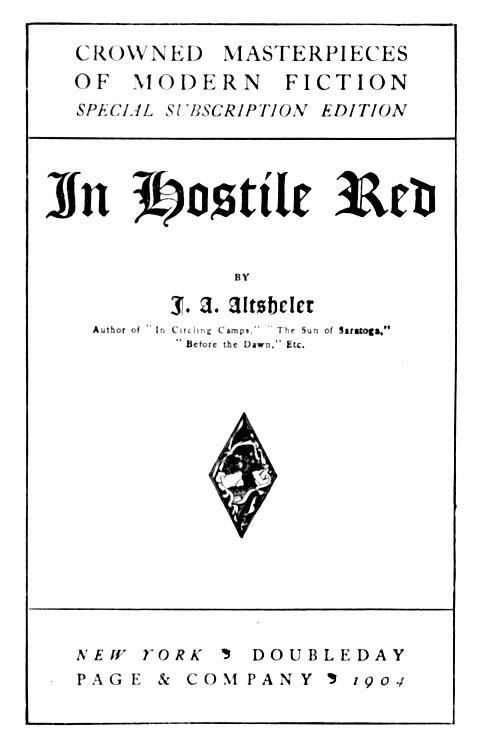 In Hostile Red cover