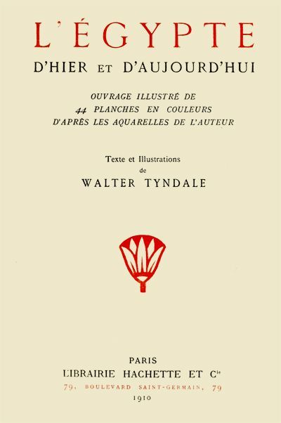 L'Égypte d'hier et d'aujourd'hui cover