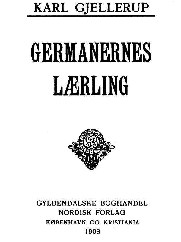 Germanernes Lærling cover