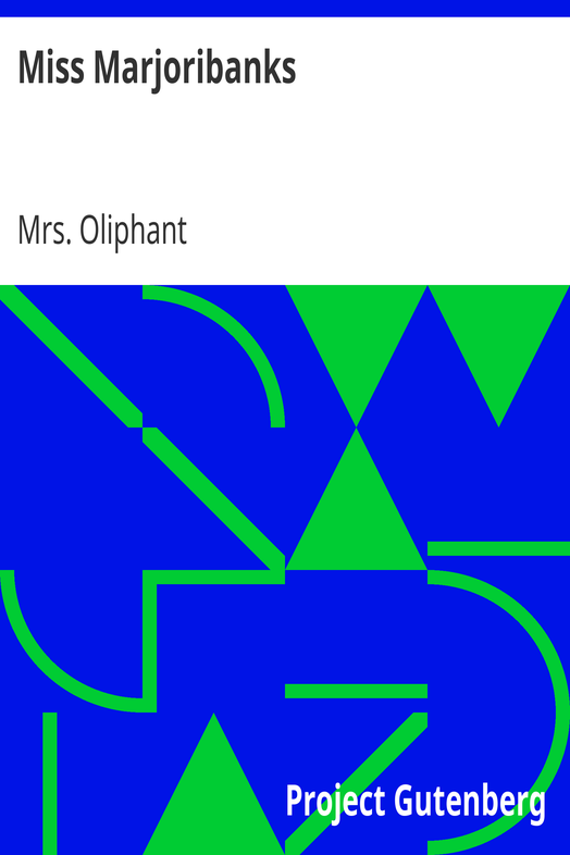 Miss Marjoribanks cover