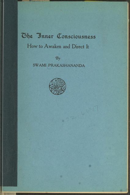 The Inner Consciousness: How to Awaken and Direct It cover
