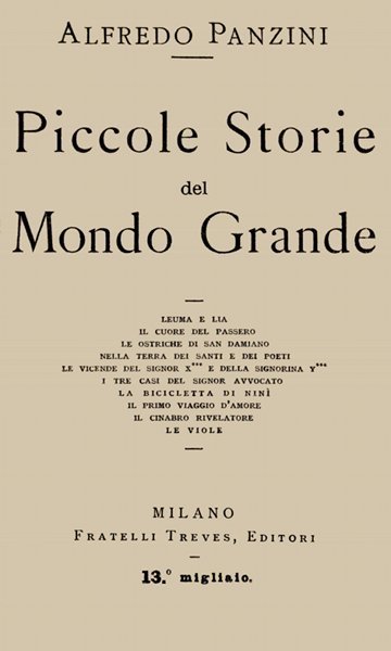 Piccole storie del mondo grande cover