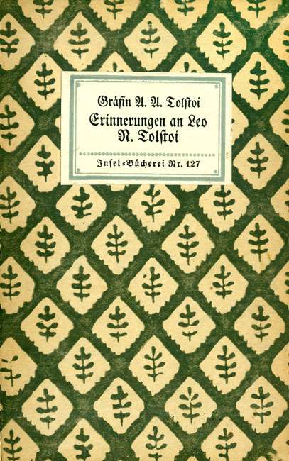 Erinnerungen an Leo N. Tolstoi cover