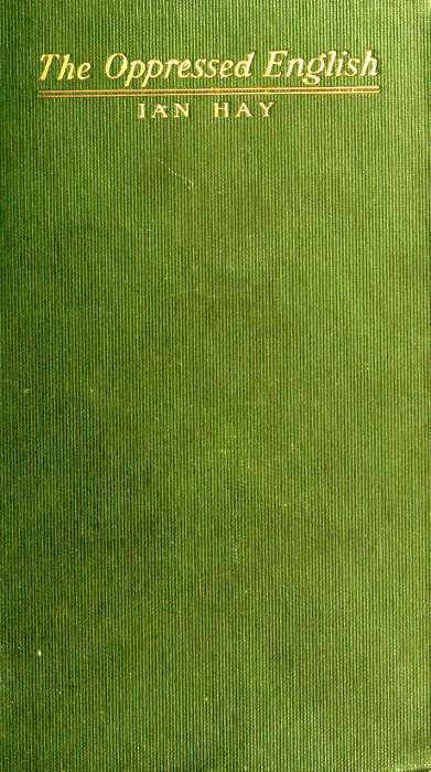 The Oppressed English cover