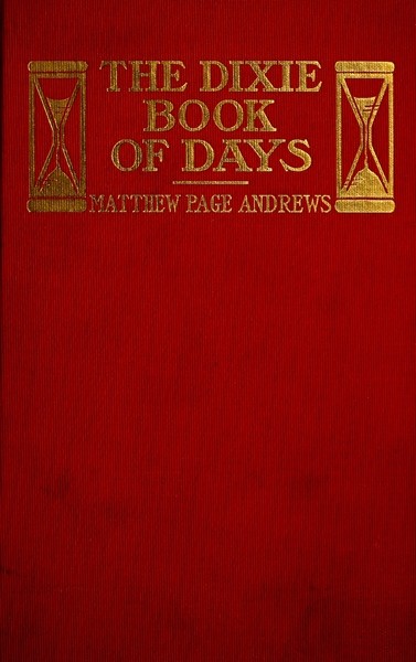 The Dixie Book of Days cover