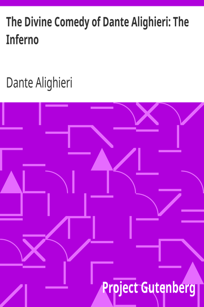 The Divine Comedy of Dante Alighieri: The Inferno cover