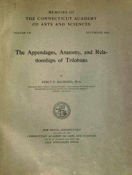 The Appendages, Anatomy, and Relationships of Trilobites cover