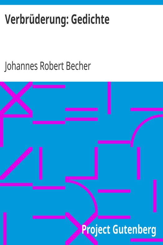Verbrüderung: Gedichte cover