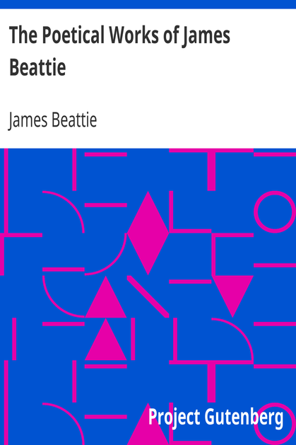The Poetical Works of James Beattie cover