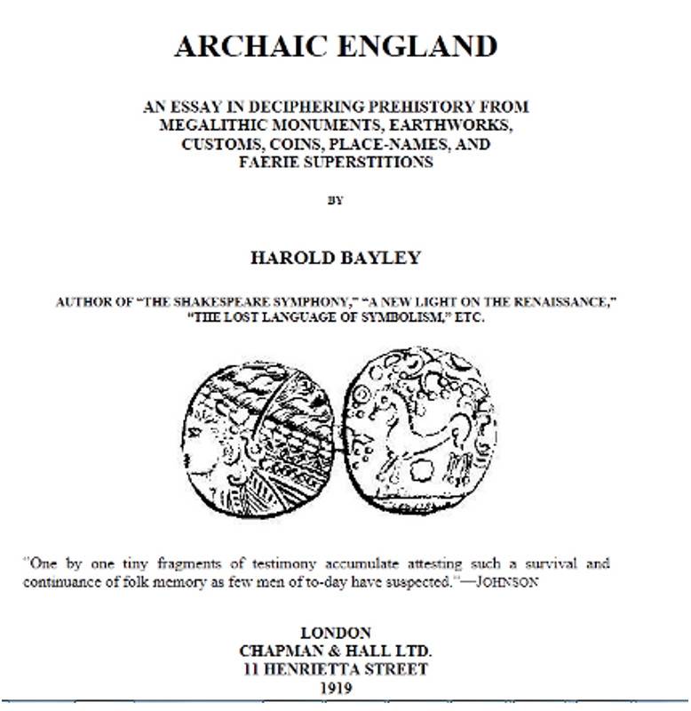 Archaic England cover
