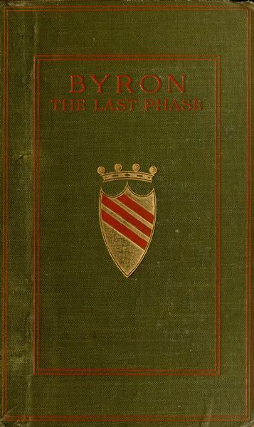 Byron: The Last Phase cover