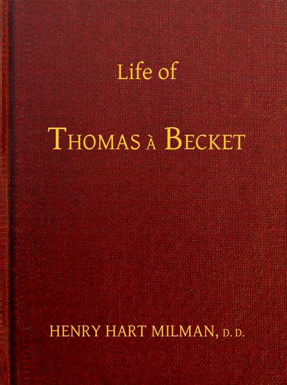 Life of Thomas à Becket cover