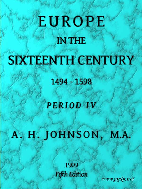 Europe in the Sixteenth Century, 1494-1598, Fifth Edition / Period 4 (of 8), Periods of European History cover