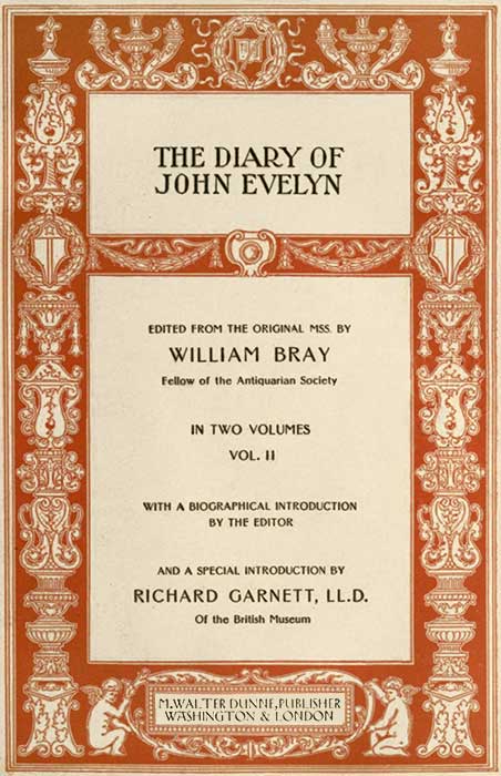 The Diary of John Evelyn (Volume 2 of 2) cover