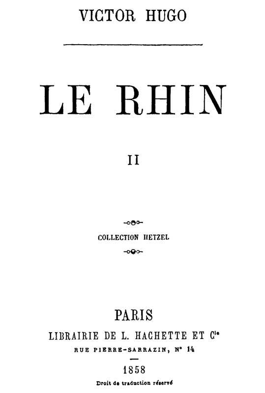 Le Rhin, Tome II cover