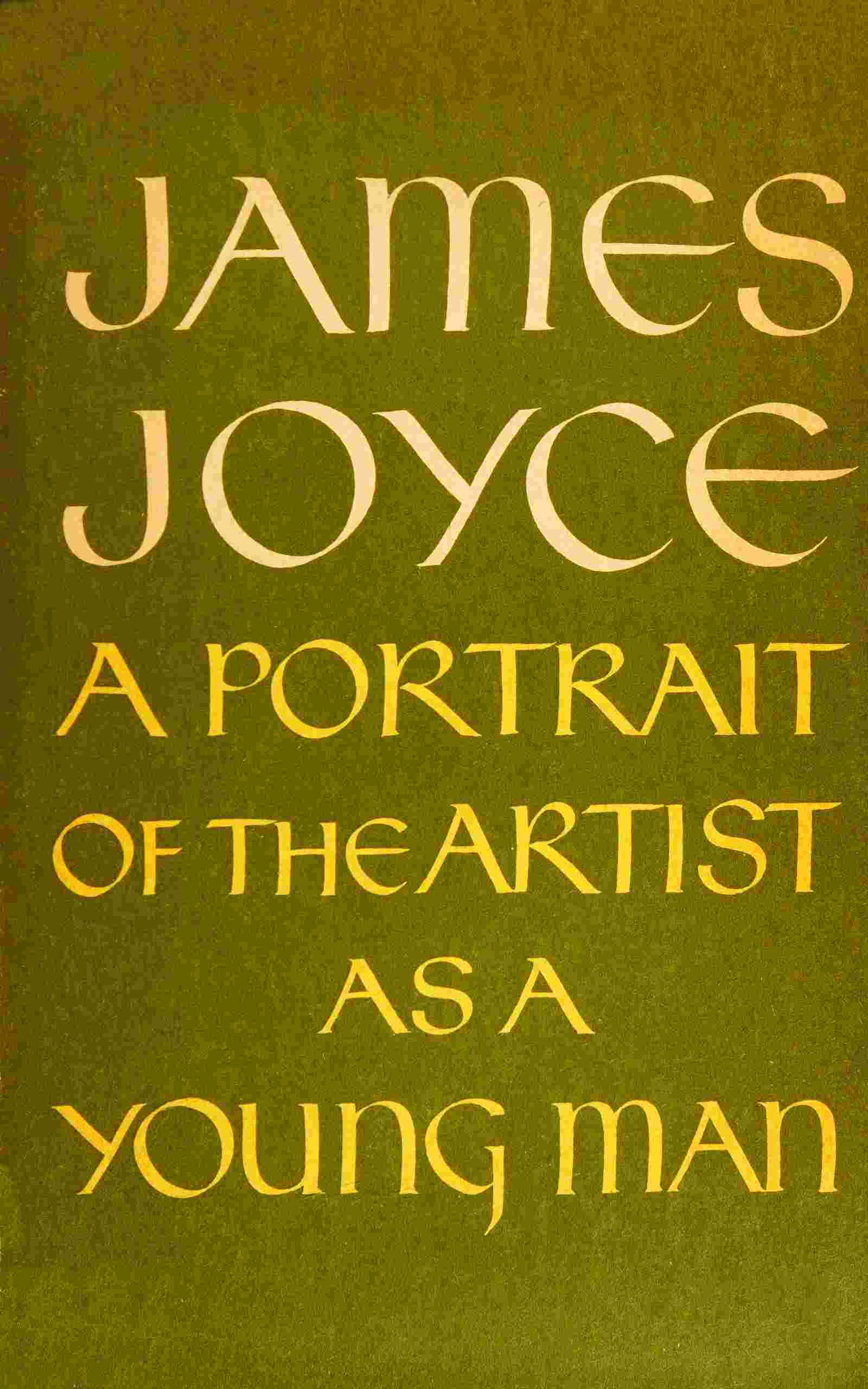 A Portrait of the Artist as a Young Man cover