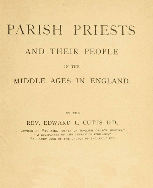 Parish Priests and Their People in the Middle Ages in England cover