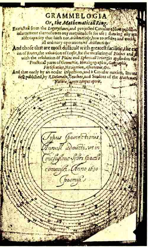 On the History of Gunter's Scale and the Slide Rule During the Seventeenth Century cover