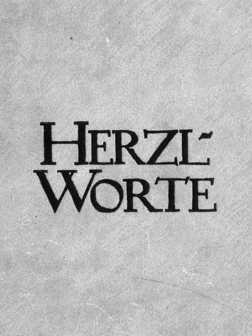 Herzl-Worte cover