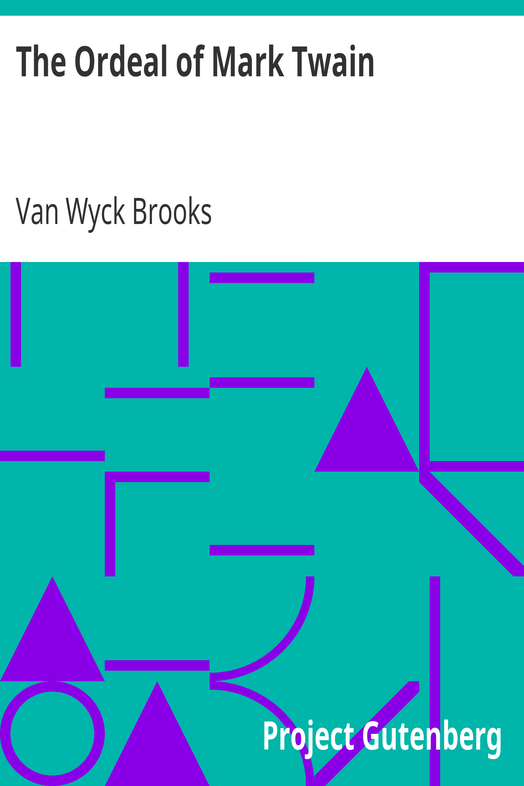 The Ordeal of Mark Twain cover